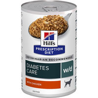 Produktbild von Hill's Prescription Diet w/d Diabetes Care Adult Nassfutter mit Huhn zur Gewichtskontrolle 48 x 370 g - 48 x 370 g
