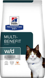 Hill's Prescription Diet w/d Diätfutter Trockenfutter für Katzen zur Gewichtsreduktion und Unterstützung bei Diabetes sowie Magen-Darm-Beschwerden 2 x 3 kg – Bild 1 von 2