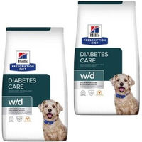 Produktbild von Hill's Prescription Diet w/d Trockenfutter für Hunde bei Diabetes und zur Gewichtskontrolle mit Huhn 2x10 kg - 2 x 10 kg