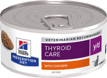 Produktbild von Hill's Prescription Diet y/d Thyroid Care Diätfutter Nassfutter für erwachsene Hunde 24 x 156 g - 24 x 156 g