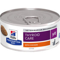 Produktbild von Hill's Prescription Diet y/d Thyroid Care Diätfutter Nassfutter für erwachsene Hunde 24 x 156 g - 24 x 156 g