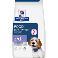 Produktbild von Hill's Prescription Diet z/d Food Sensitivities Low Fat Hydrolysed Soy Diätfutter für erwachsene Hunde 2 x 10 kg - 2 x 10 kg