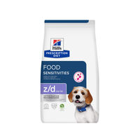 Produktbild von Hill's Prescription Diet z/d Low Fat Food Sensitivities Hypoallergenes Diätfutter für Hunde 1,5 kg