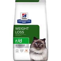 Produktbild von Hill's r/d Feline Diätfutter zur Gewichtskontrolle für Katzen 2 x 3 kg