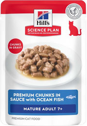 Hill's Science Plan Adult 7+ Senior Katzenfutter Seefisch und Huhn 24 x 85 g – Bild 1 von 1