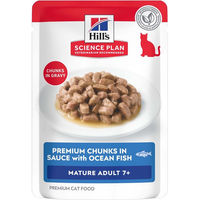 Produktbild von Hill's Science Plan Adult 7+ Senior Katzenfutter Seefisch und Huhn 24 x 85 g
