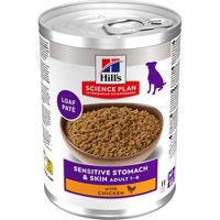 Produktbild von Hill's Science Plan Adult Hund Sensitive Stomach & Skin Huhn 12 x 370 g - 12 x 370 g