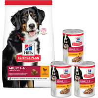 Produktbild von Hill's Science Plan Adult Hundefutter für große Rassen mit Huhn und Pute 18 kg