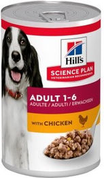 Hill's Science Plan Adult Hundefutter Huhn 12x370g Dose - 12 x 370 g – Bild 1 von 3