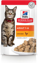 Produktbild von Hill's Science Plan Adult Hundefutter Huhn Stückchen in Sauce 12 x 85 g - 12 x 85 g