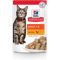 Produktbild von Hill's Science Plan Adult Hundefutter Huhn Stückchen in Sauce 12 x 85 g - 12 x 85 g