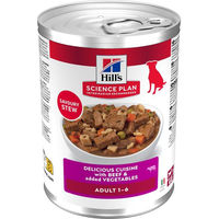 Produktbild von Hill's Science Plan Adult Hundefutter Stückchen in Sauce mit Rind 12 x 363 g