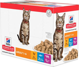 Hill's Science Plan Adult Katzenfutter 12 x 85 g - 12 x 85 g – Bild 1 von 12