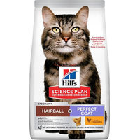 Produktbild von Hill's Science Plan Adult Katzenfutter Huhn Hairball & Perfect Coat 2 x 7 kg - 2 x 7 kg