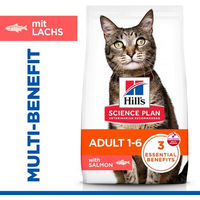 Produktbild von Hill's Science Plan Adult Katzenfutter mit Lachs Huhn Truthahn 1,5 kg