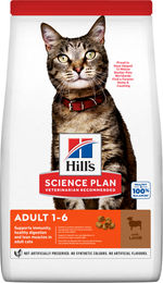 Hill's Science Plan Adult Katzenfutter mit Lamm, Huhn und Pute 10kg - 10 kg – Bild 1 von 5