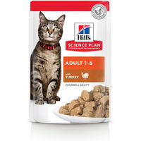 Produktbild von Hill's Science Plan Adult Katzenfutter Truthahn Stückchen in Sauce 12 x 85 g - 12 x 85 g