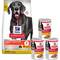 Produktbild von Hill's Science Plan Adult Large Breed Hundefutter mit Huhn und Reis für die Verdauung 14kg