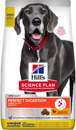 Hill's Science Plan Adult Large Breed Perfect Digestion Hundefutter mit Huhn und Truthahn 14 kg - 14 kg – Bild 1 von 9