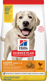 Hill's Science Plan Adult Light Large Breed Trockenfutter Huhn zur Gewichtskontrolle 14 kg - 2 x 14 kg – Bild 1 von 13