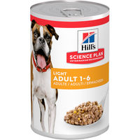 Produktbild von Hill's Science Plan Adult Light Nassfutter Pastete Huhn und Schwein zur Gewichtskontrolle 370 g - 24 x 370 g