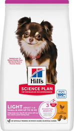 Produktbild von Hill's Science Plan Adult Light Small & Mini Hundefutter mit Huhn zur Gewichtskontrolle 2 x 1,5 kg - 2 x 1,5 kg