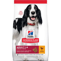 Produktbild von Hill's Science Plan Adult Medium Hundefutter mit Huhn für Verdauung sowie Haut und Fell 2,5 kg - 2,5 kg