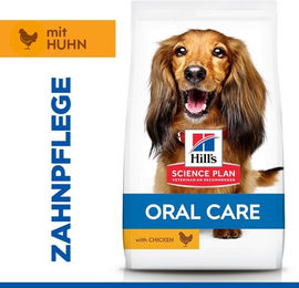 Hill's Science Plan Adult Oral Care Hundefutter mit Huhn für mittelgroße Hunde 12 kg - 12 kg – Bild 1 von 6