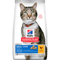 Produktbild von Hill's Science Plan Adult Oral Care Katzenfutter mit Huhn zur Zahnpflege 7 kg - 2 x 7 kg