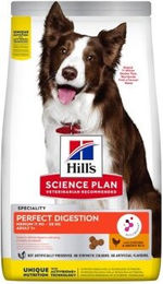 Hill's Science Plan Adult Perfect Digestion Hundetrockenfutter Medium mit Huhn 2,5 kg - 2,5 kg – Bild 1 von 8