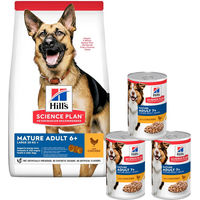 Produktbild von Hill's Science Plan Canine Adult 6+ Large Breed Hundefutter Huhn und Truthahn 18 kg