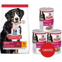 Produktbild von Hill's Science Plan Canine Adult Large Breed Hundefutter Huhn und Truthahn für große Rassen 18 kg