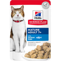 Produktbild von Hill's Science Plan Feline Adult Katzenfutter Seefisch Stückchen in Sauce 12 x 85 g