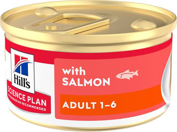 Hill's Science Plan Feline Adult Premium Mousse Lachs 12 x 85 g – Bild 1 von 1