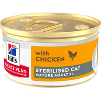 Produktbild von Hill's Science Plan Feline Sterilised Mature Adult Premium Mousse Huhn 12 x 85 g
