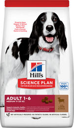 Hill's Science Plan Hundefutter Adult Medium Lamm ohne Farb- und Aromastoffe sowie Konservierungsstoffe 18 kg - 18 kg – Bild 1 von 9