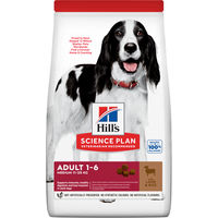 Produktbild von Hill's Science Plan Hundefutter Adult Medium Lamm ohne Farb- und Aromastoffe sowie Konservierungsstoffe 18 kg - 18 kg
