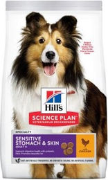 Hill's Science Plan Hundefutter Adult Sensitive Stomach & Skin Huhn Mittelgroße Hunde 14 kg - 2 x 14 kg – Bild 1 von 9