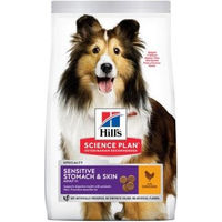 Produktbild von Hill's Science Plan Hundefutter Adult Sensitive Stomach & Skin Huhn Mittelgroße Hunde 14 kg - 2 x 14 kg