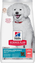 Produktbild von Hill's Science Plan Hypoallergenic Adult Small & Mini Hundefutter mit Lachs getreidefrei 2 x 6 kg - 2 x 6 kg