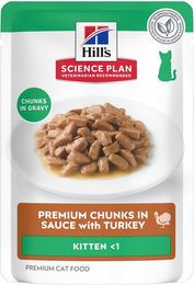 Hill's Science Plan Kitten Katzenfutter Truthahn Stückchen in Sauce 48 x 85 g – Bild 1 von 1
