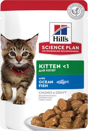 Hill's Science Plan Kitten Meeresfrüchte Beutel 12 x 85 g – Bild 1 von 4