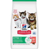 Produktbild von Hill's Science Plan Kitten Trockenfutter für Katzen mit Huhn, Truthahn und Lachs zur Unterstützung von Immunsystem, Verdauung sowie Haut und Fell