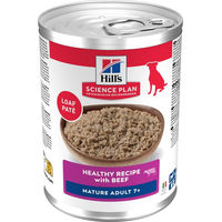 Produktbild von Hill's Science Plan Medium Senior Katzenfutter Rind Paté 12 x 370 g