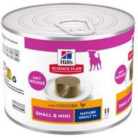 Produktbild von Hill's Science Plan Nassfutter Hund Small & Mini Senior Huhn Mousse 24x200 g