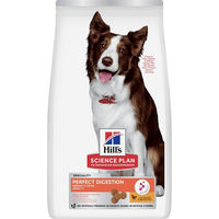 Produktbild von Hill's Science Plan Perfect Digestion Adult Medium Hundefutter mit Huhn ohne Farb- und Aromastoffe 2 x 14 kg - 2 x 14 kg