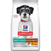 Produktbild von Hill's Science Plan Perfect Weight & Active Mobility Adult Small & Mini Hundefutter mit Huhn zur Gewichtskontrolle und Gelenkunterstützung für kleine Rassen 6 kg - 6 kg