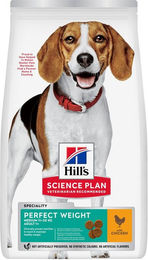 Hill's Science Plan Perfect Weight Adult Hundefutter mit Huhn zur Gewichtskontrolle für mittlere Hunde 2 kg - 2 kg – Bild 1 von 5