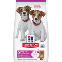 Produktbild von Hill's Science Plan Puppy Small & Mini Trockenfutter für Welpen mit Lamm und Reis 3 x 1,5 kg