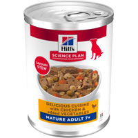 Produktbild von Hill's Science Plan Senior Hundefutter Stückchen in Sauce Huhn 12 x 363 g